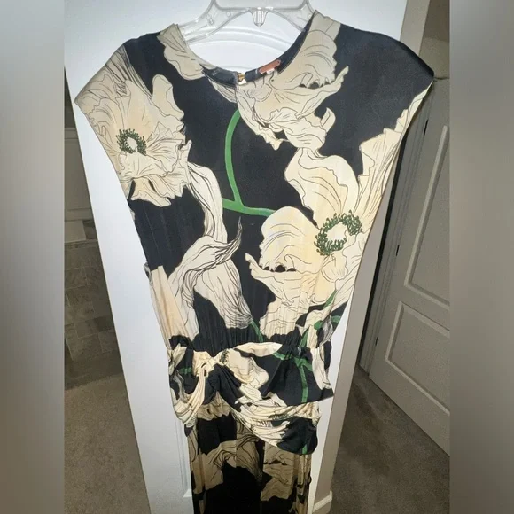 JOHANNA ORTIZ Act Of Passion Silk Midi-Dress Sz: 6 - Picture 7 of 15